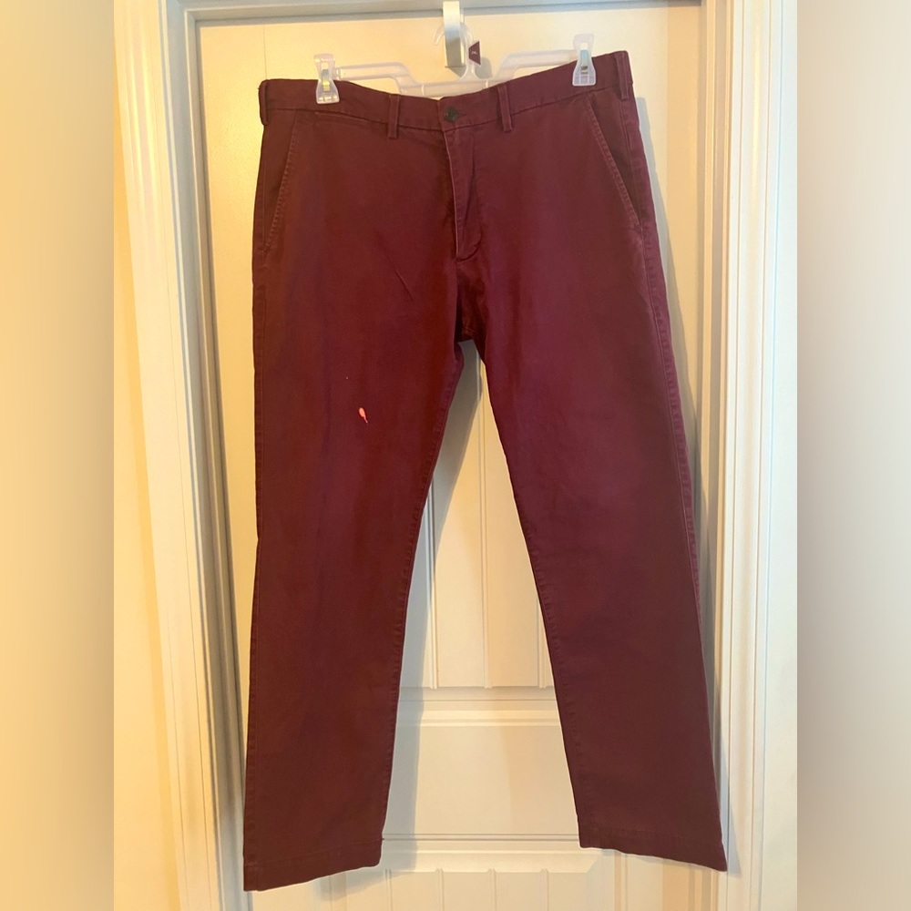 Burgundy Gap pants
